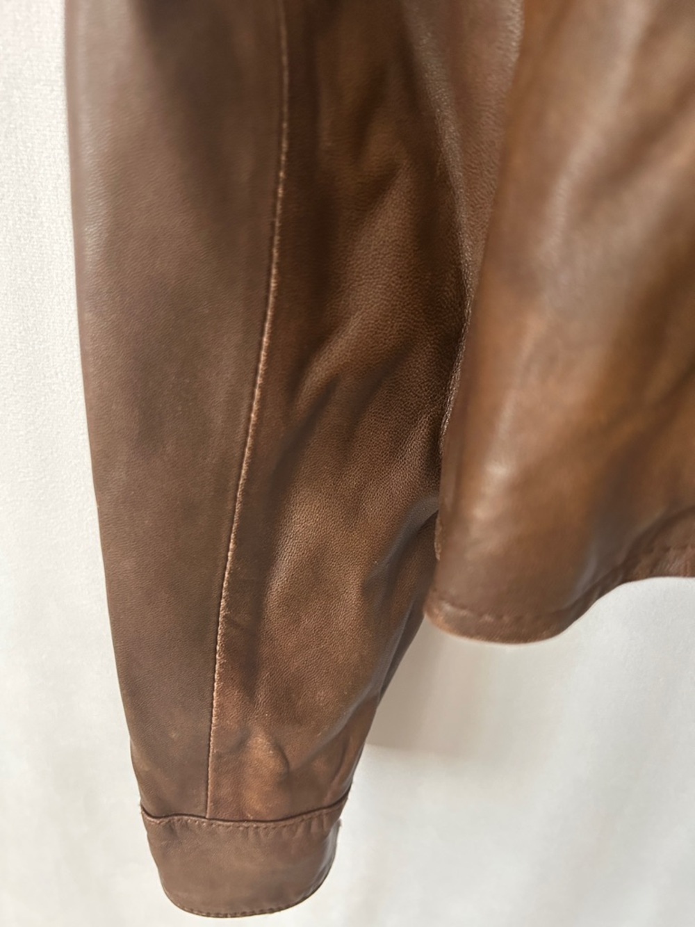 Alice Temperley for Target Brown Buttery Soft Leather Bomber Jacket *Approx. M* - Picture 8 of 9